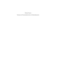 Titelbild: Varianten der Pronominaladverbien im Neuhochdeutschen 1st edition 9783110273113