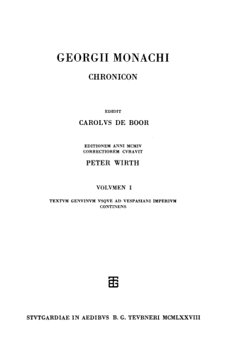 Imagen de portada: Textum genuinum usque ad Vespasiani imperium continens 1st edition 9783110298123