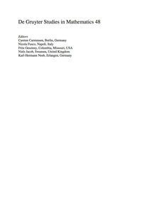 Imagen de portada: Semi-Dirichlet Forms and Markov Processes 1st edition 9783110302004