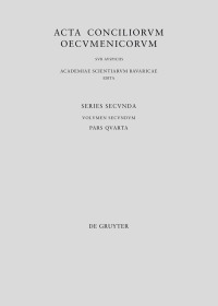 Titelbild: Concilium Constantinopolitanum a. 691/2 in Trullo habitum 1st edition 9783110308457