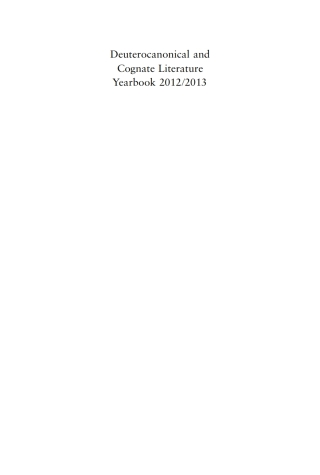 Imagen de portada: Family and Kinship in the Deuterocanonical and Cognate Literature 1st edition 9783110310368