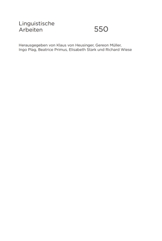 Titelbild: Sprachwandelvergleich – Comparing Diachronies 1st edition 9783110310726