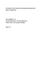 Titelbild: Das 'Prinzip Störung' in den Geistes- und Sozialwissenschaften 1st edition 9783110312980