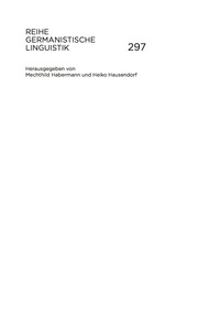 Titelbild: Schulgrammatik und Sprachunterricht im Wandel 1st edition 9783110315905