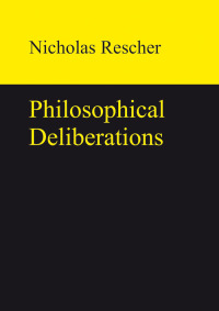 Imagen de portada: Philosophical Deliberations 1st edition 9783110320497