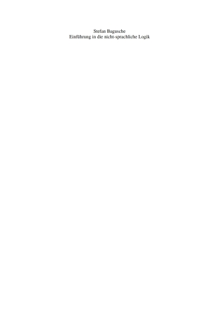 Imagen de portada: Einführung in die nicht-sprachliche Logik 1st edition 9783110323887