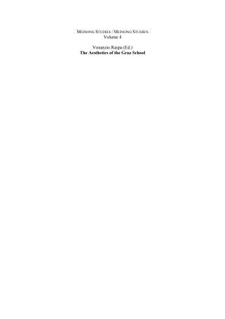 表紙画像: The Aesthetics of the Graz School 1st edition 9783110324372