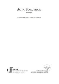 Cover image: Finanzierung des Kulturstaats in Preußen seit 1800 1st edition 9783110277456