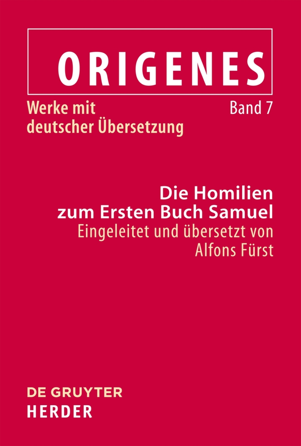 ISBN 9783110300888 product image for Die Homilien zum Ersten Buch Samuel - 1st Edition (eBook) | upcitemdb.com