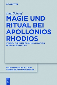 Cover image: Magie und Ritual bei Apollonios Rhodios 1st edition 9783110309485