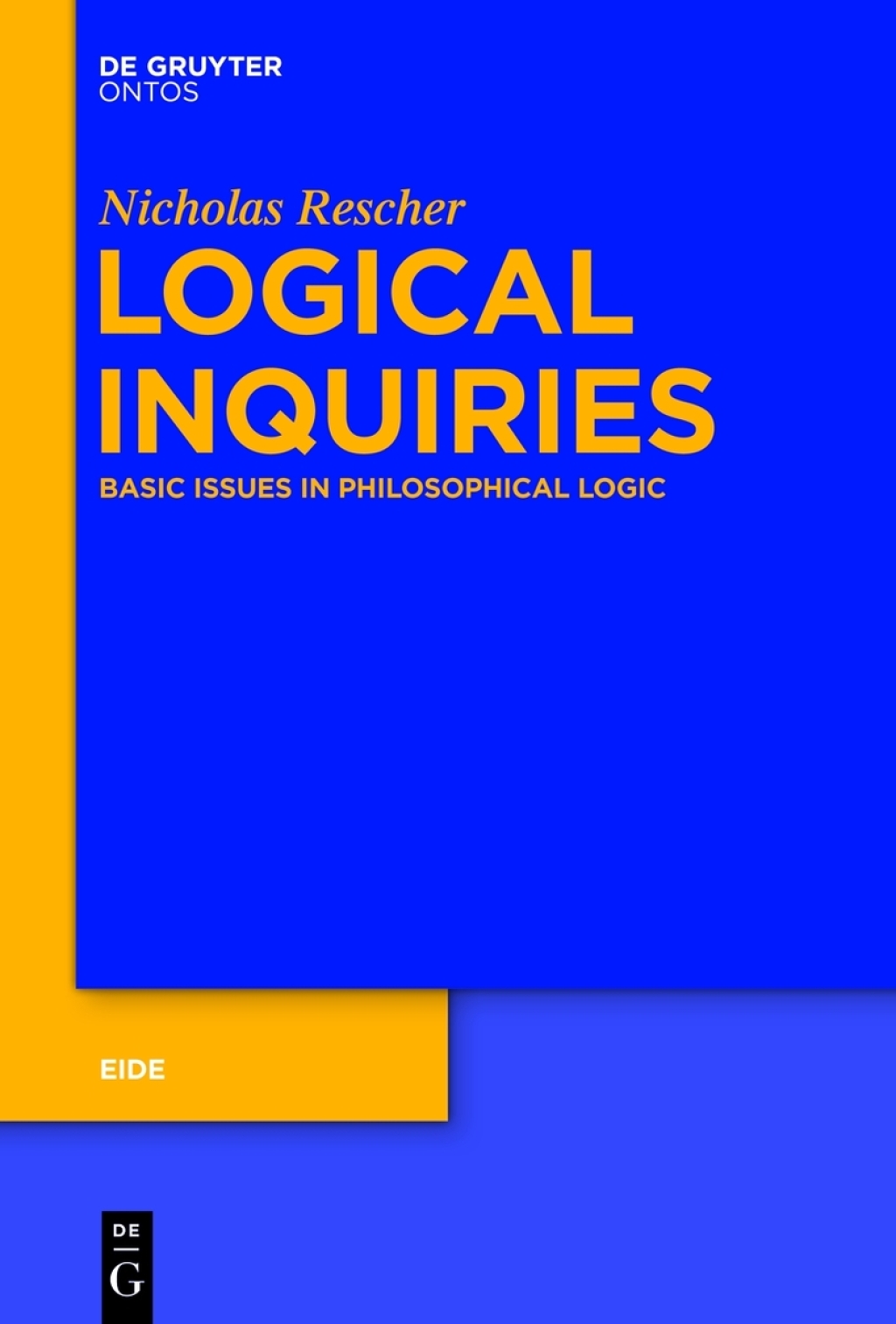 Logical Inquiries - 1st Edition (eBook)