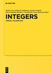 Cover image: Integers 1st edition 9783110298116