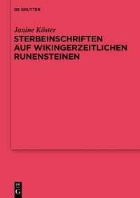 Titelbild: Sterbeinschriften auf wikingerzeitlichen Runensteinen 1st edition 9783110341980