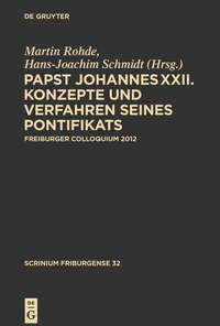 Titelbild: Papst Johannes XXII 1st edition 9783110332506