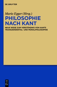 Titelbild: Philosophie nach Kant 1st edition 9783110344011
