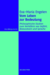 Imagen de portada: Vom Leben zur Bedeutung 1st edition 9783110333312