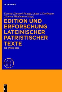 صورة الغلاف: Edition und Erforschung lateinischer patristischer Texte 1st edition 9783110336863