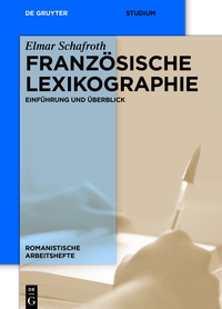 Cover image: Französische Lexikographie 1st edition 9783110272581