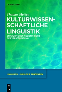 Imagen de portada: Kulturwissenschaftliche Linguistik 1st edition 9783110339390