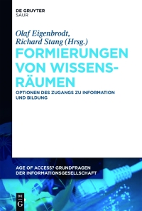 Cover image: Formierungen von Wissensräumen 1st edition 9783110304787