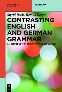 Cover image: Contrasting English and German Grammar 1st edition 9783110300055