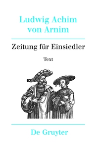 صورة الغلاف: Zeitung für Einsiedler 1st edition 9783110254853