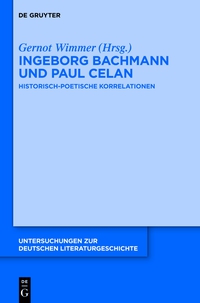 Imagen de portada: Ingeborg Bachmann und Paul Celan 1st edition 9783110331264