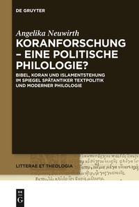 Titelbild: Koranforschung – eine politische Philologie? 1st edition 9783110334913