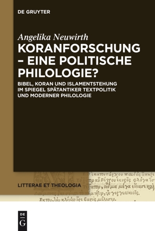 Cover image: Koranforschung – eine politische Philologie? 1st edition 9783110334913