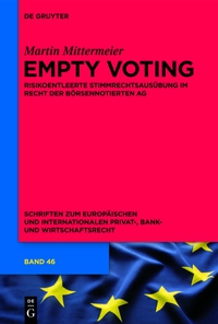 表紙画像: Empty Voting 1st edition 9783110315622