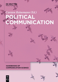 Imagen de portada: Political Communication 1st edition 9783110238167