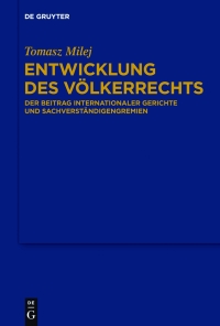 Cover image: Entwicklung des Völkerrechts 1st edition 9783110361896