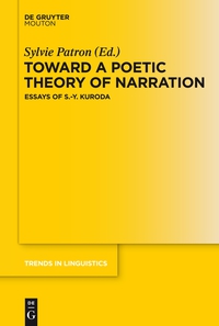 Cover image: Toward a Poetic Theory of Narration 1st edition 9783110318388