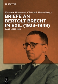 Imagen de portada: Briefe an Bertolt Brecht im Exil (1933–1949) 1st edition 9783110195460