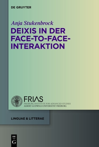 Cover image: Deixis in der face-to-face-Interaktion 1st edition 9783110307252