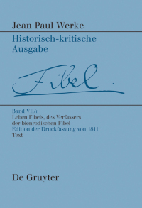 Imagen de portada: Leben Fibels, des Verfassers der Bienrodischen Fibel, 1 1st edition 9783484109186