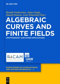 Cover image: Algebraic Curves and Finite Fields 1st edition 9783110317886