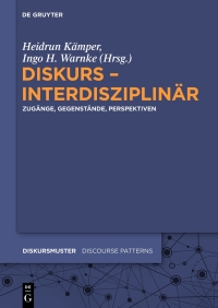 Cover image: Diskurs – interdisziplinär 1st edition 9783050064635