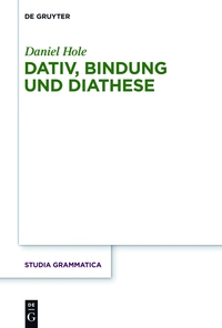 Omslagafbeelding: Dativ, Bindung und Diathese 1st edition 9783110347609