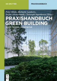 Cover image: Praxishandbuch Green Building 1st edition 9783110275179