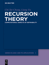 Immagine di copertina: Recursion Theory 1st edition 9783110275551