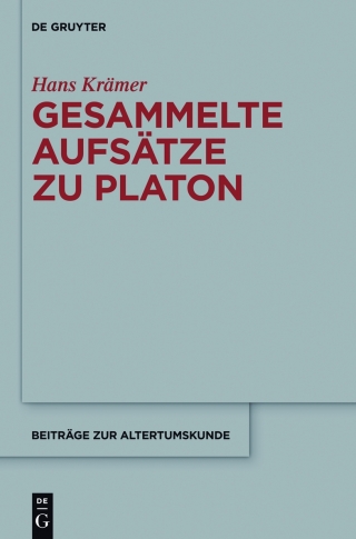 Omslagafbeelding: Gesammelte Aufsätze zu Platon 1st edition 9783110267181