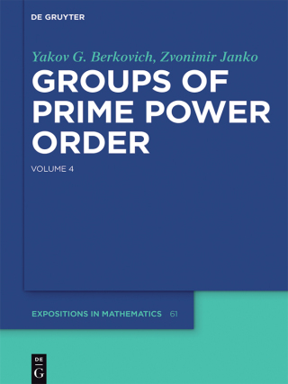 Titelbild: Groups of Prime Power Order. Volume 4 1st edition 9783110281453