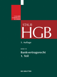 Cover image: Bankvertragsrecht 1 5th edition 9783899494167