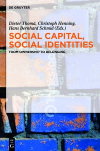 Cover image: Social Capital, Social Identities 1st edition 9783110292800