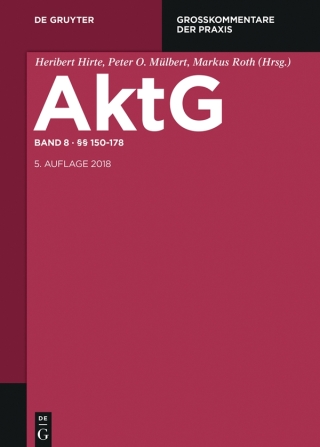Cover image: §§ 150-178 5th edition 9783110293173