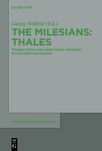 Cover image: Thales 1st edition 9783110315103