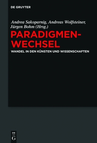 Immagine di copertina: Paradigmenwechsel 1st edition 9783110333565