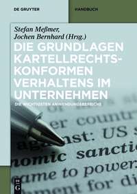 صورة الغلاف: Praxishandbuch Kartellrecht im Unternehmen 1st edition 9783110334494