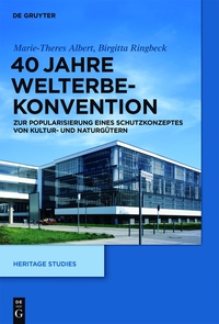 Imagen de portada: 40 Jahre Welterbekonvention 1st edition 9783110312379